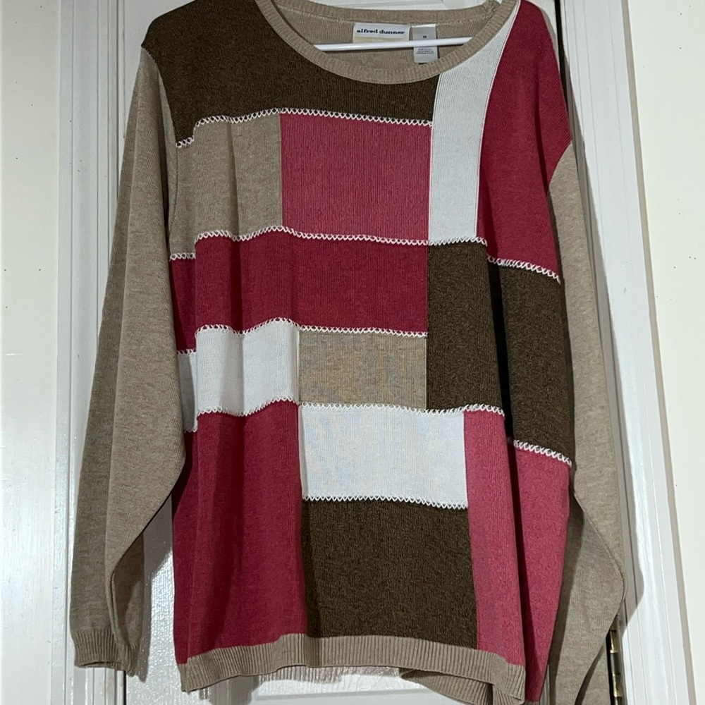 ALFred Dunner sweather  mult cl nwt size2x